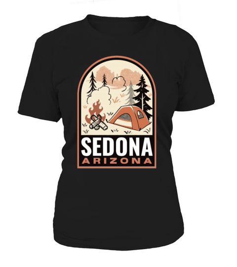 Sedona Arizona Vintage Camping Women's T-Shirt