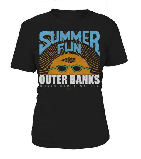 Summer Fun OBX Outer Banks North Carolina Vintage Women's T-Shirt