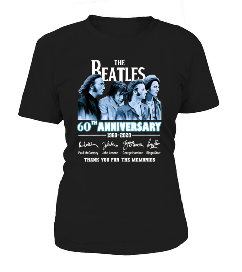 The Beatles 60th anniversary 1960-2020 signatures shirt Women's T-Shirt