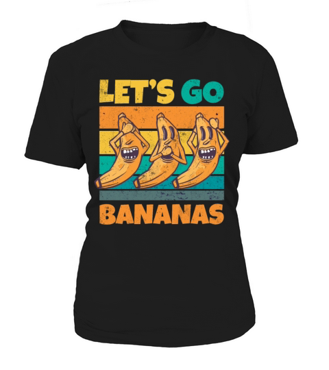 Vintage Lets Bananas Funny Crazy Banana Women's T-Shirt