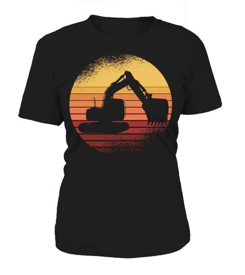 Vintage Retro Excavator Women's T-Shirt