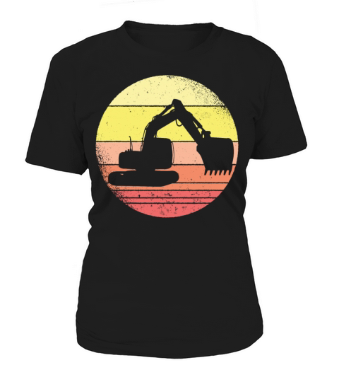 Vintage Retro Excavator Women's T-Shirt