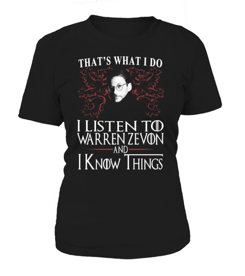 Warren Zevon I KNOW THINGS Women's T-Shirt