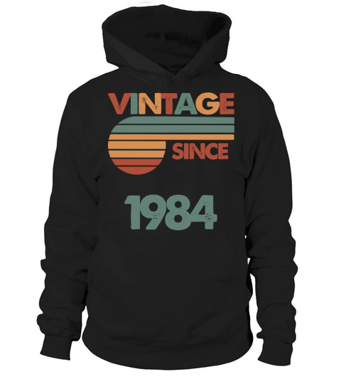 38th Vintage Birthday 1984 Hoodie Unisex