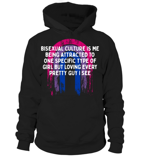 Bisexual is Being Attracted Bi LGBTQ Bi Pride Hoodie Unisex