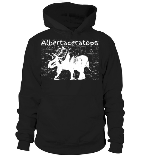 Dinosaur Albertaceratops Carnivorous Funny Vintage Hoodie Unisex
