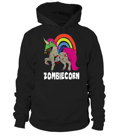 Zombie corn Zombie Unicorn Hoodie Unisex