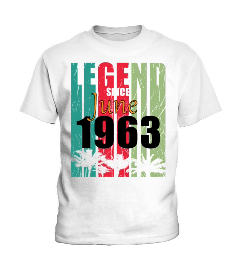 1963 vintage born in June gift Kids T-Shirt
