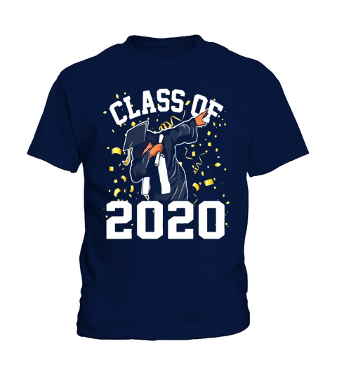 Class of 2020 With Dabbing Graduation Girls Kids T-Shirt