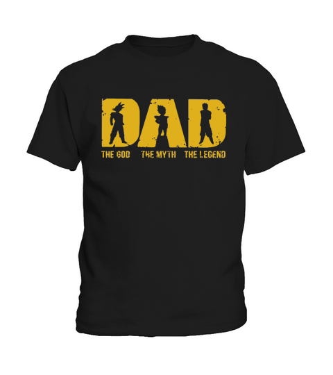 Dad The God The Myth The Legend Kids T-Shirt