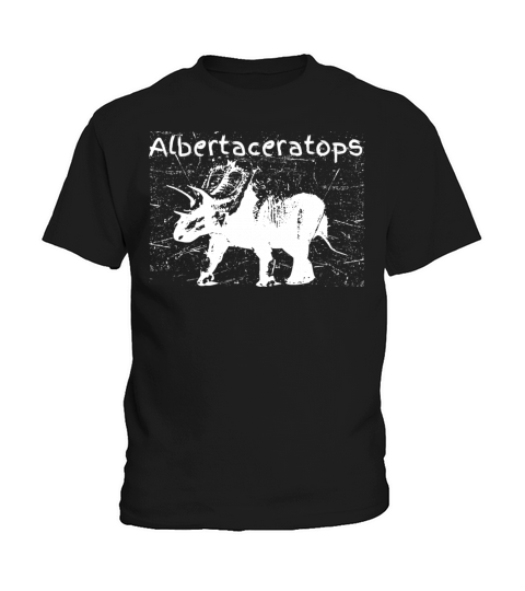 Dinosaur Albertaceratops Carnivorous Funny Vintage Kids T-Shirt