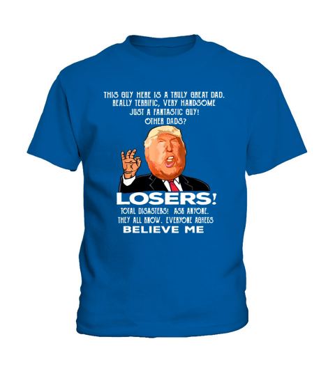 Father’s Day Donald Trump Best Dad Birthday Kids T-Shirt