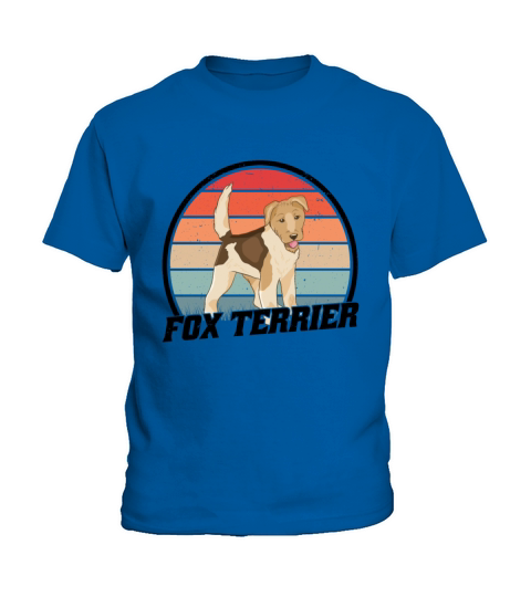 Fox Terrier Vintage Wirehaired Pointer Retro Kids T-Shirt