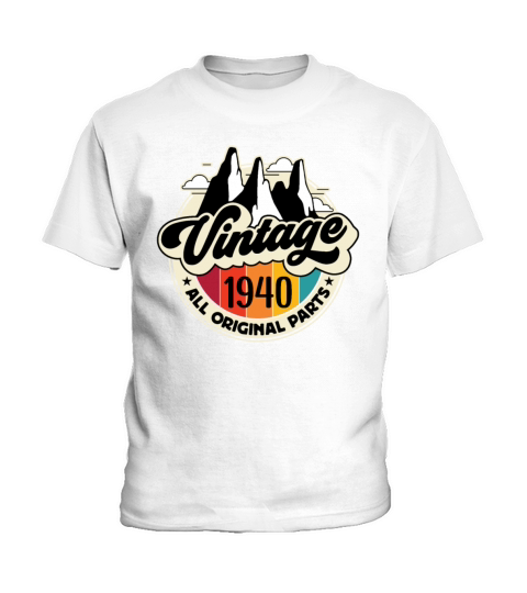 Funny Birthday Born in 1940 Limited Edition Kids T-Shirt