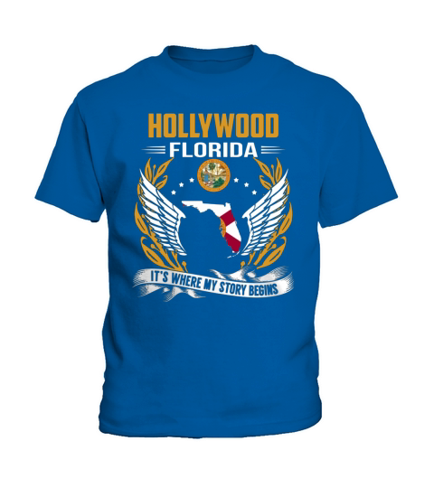 Hollywood, Florida - Its Where My Story Begins Kids T-Shirt