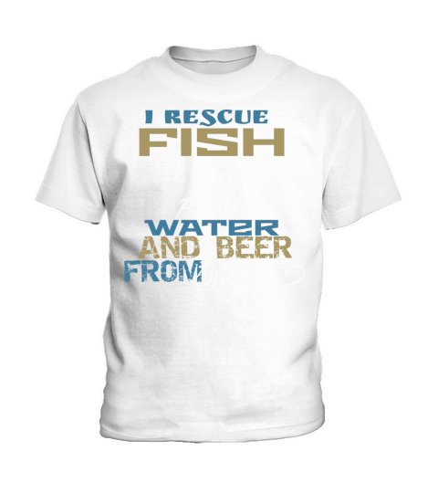 I RESCUE FISH FROM WATTER Kids T-Shirt