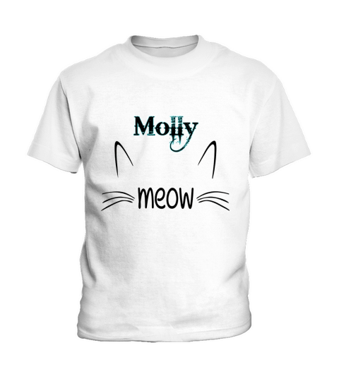 Molly Cat Name Kids T-Shirt