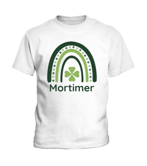 Mortimer Clover Boho Rainbow Kids T-Shirt
