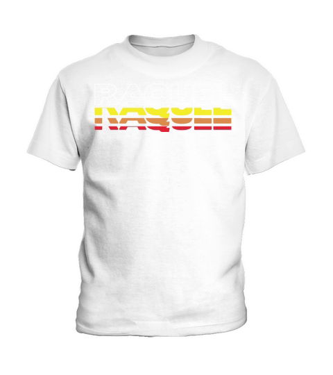 Raquel First Name Funny Vintage Sunset Raquel Kids T-Shirt