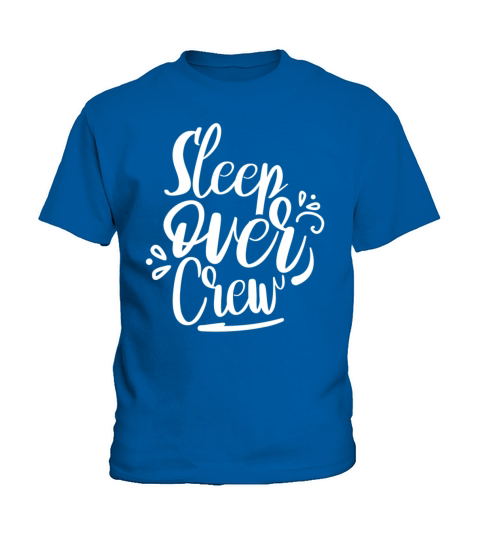 Sleepover Crew Cute Overnight Party Team Kids T-Shirt