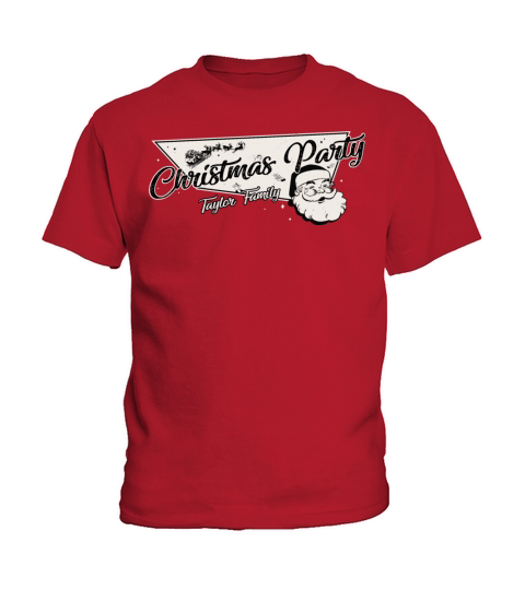 Taylor Family Ready for Christmas Party Kids T-Shirt