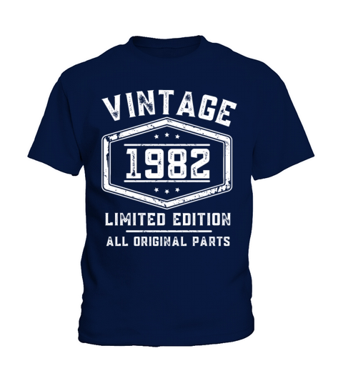 Vintage 1982 40th Birthday 40 Years Kids T-Shirt
