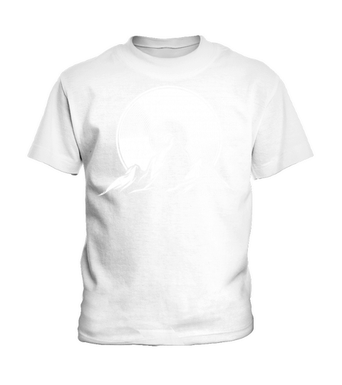 Vinyl Record Mountains Music Vintage Kids T-Shirt