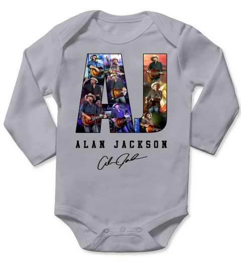ALAN JACKSON Long Sleeve Baby One-Piece