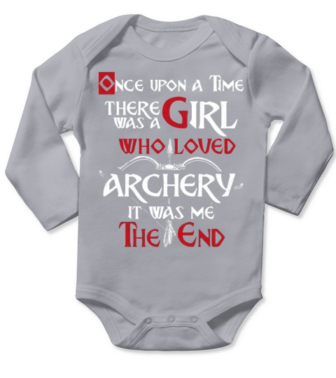 Archery Bow Archer Vintage Once Long Sleeve Baby One-Piece