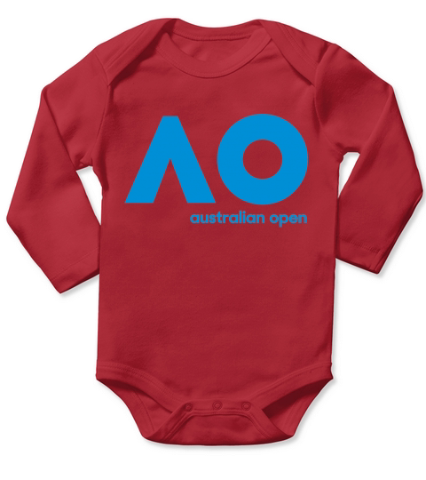 Australian Open AO Tennis Championship Logo Long Sleeve Baby One-Piece