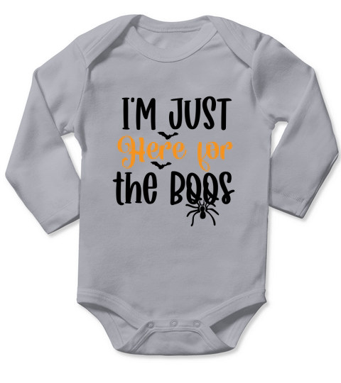 Clothing Im Just Here for the Boos Halloween Shirt Long Sleeve Baby One-Piece