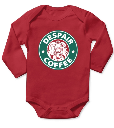 Despair Coffee (Danganronpa) Long Sleeve Baby One-Piece
