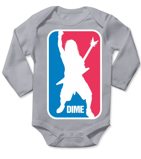 Dime Dimebag Darrell sport logo shirt Long Sleeve Baby One-Piece