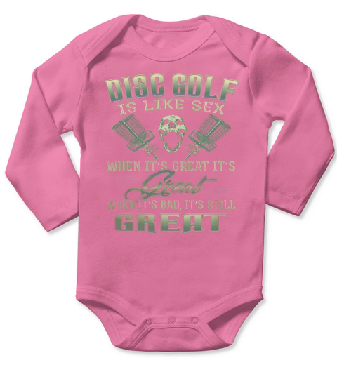 Disc Golf Long Sleeve Baby One-Piece