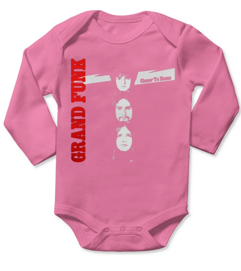 Grand Funk Closer To Home Album Long Sleeve Baby One-Piece