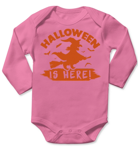 Halloween Is Here Long Sleeve Baby One-Piece