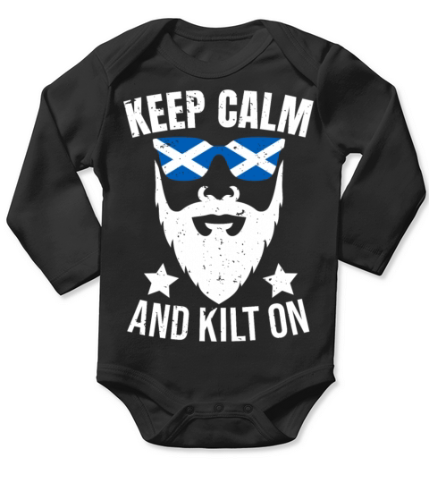 How To Wear The Kilt Design For A Tartan Kilt Guy Long Sleeve Baby One-Piece