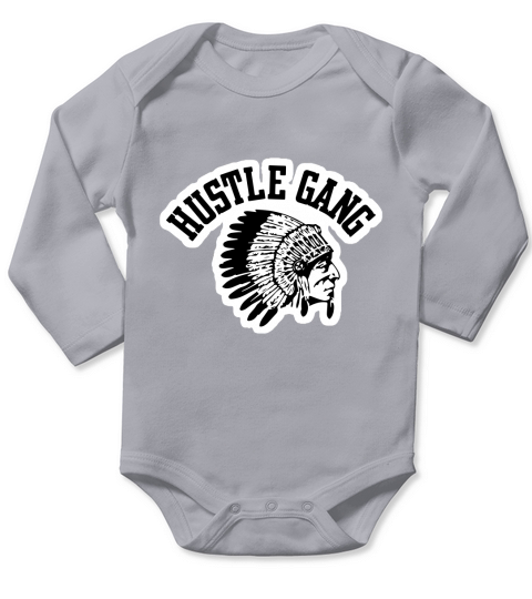 Hustle Gang Long Sleeve Long Sleeve Baby One-Piece