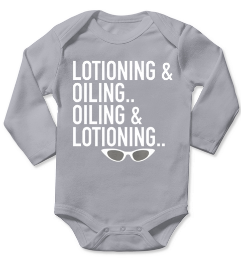 Lotioning and Oiling Wendy Peffercorn Long Sleeve Baby One-Piece