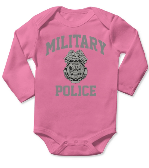 Military Police Long Sleeve Baby One-Piece