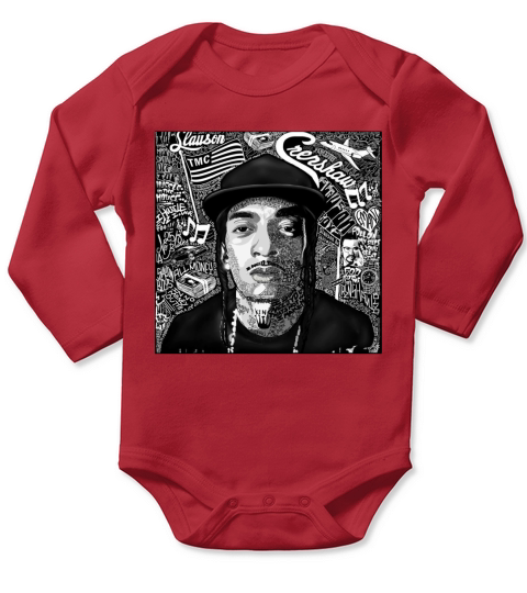 Nipsey Hussle Long Sleeve Baby One-Piece