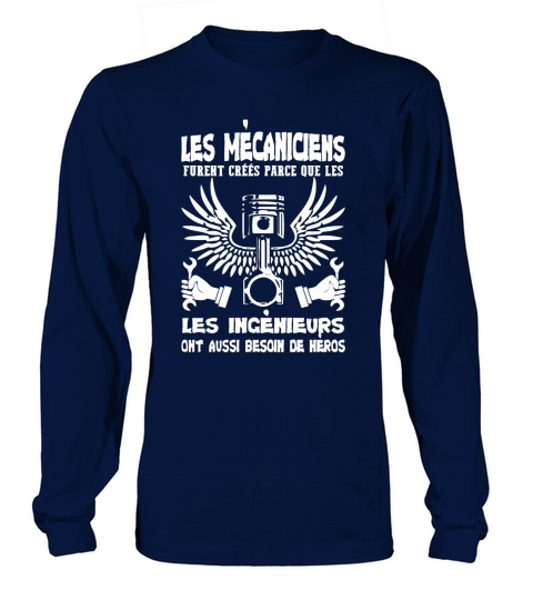 Je suis mécanicien Long sleeved Unisex