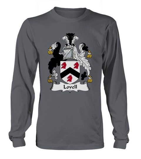 Lovell Family Crest British Family Crests Long sleeved Unisex