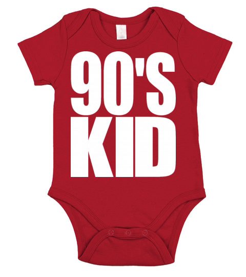 90s Kid Funny Vintage Costume Short Sleeve Baby One-Piece