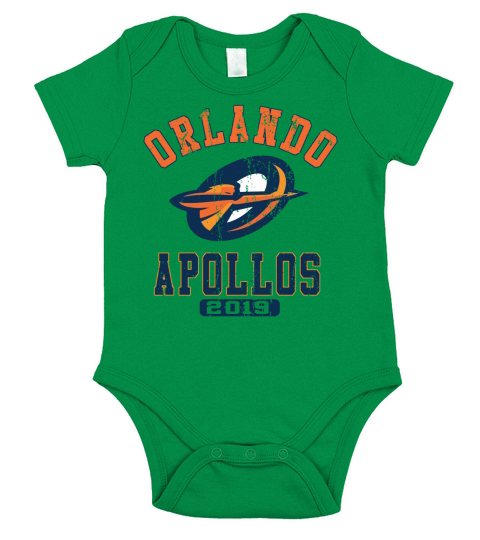 AAF 2019 Orlando Apollos T-Shirt Short Sleeve Baby One-Piece