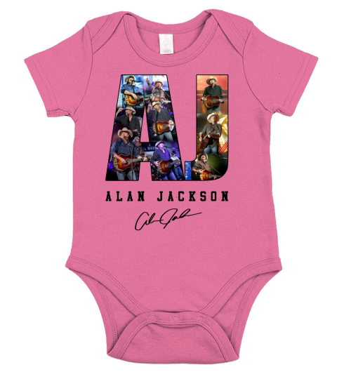 ALAN JACKSON Short Sleeve Baby One-Piece
