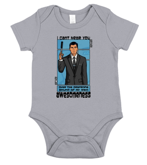 Archer Awesomeness Short Sleeve Baby One-Piece