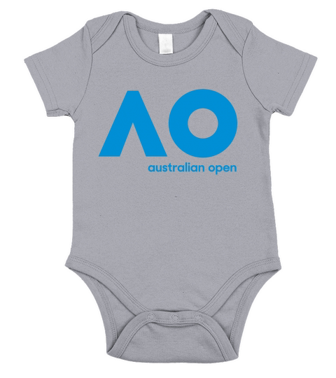 Australian Open AO Tennis Championship Logo Short Sleeve Baby One-Piece