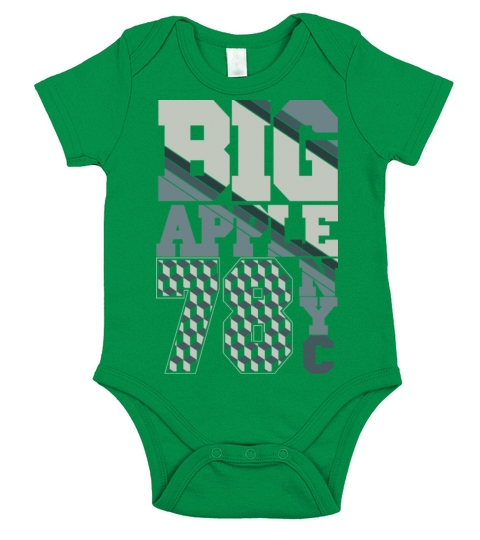Big Apple Short Sleeve Baby One-Piece