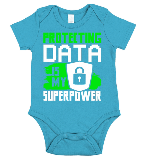Cyber Security Data Protection Short Sleeve Baby One-Piece